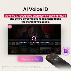 ⁦LG 55 inch UHD AI UA85 4K Smart TV AI Magic remote HDR10 webOS25-55UA85006LA.AFU (2025 Model) (Check before accepting delivery)⁩ - الصورة ⁦5⁩