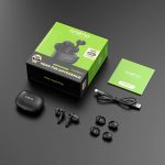⁦Oraimo FreePods 3C (OEB-E104DC), ENC Calling Noise Cancellation, powerful bass 4 mics, Long Playtime True Wireless Earbuds IPX5-Water Resistant, Via App – Black (1 Year Warranty)⁩ - الصورة ⁦8⁩