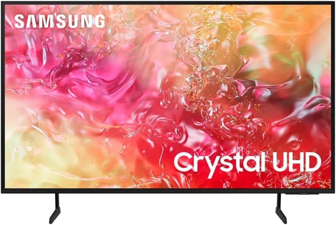 Samsung 65 Inch 4K UHD Smart LED TV - Black - UA65DU7000UXEG [2024 Model]