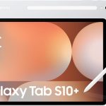 Samsung Galaxy Tab S10+, AI Tablet, Android Tablet, 5G, 12GB RAM, 256GB Storage, AMOLED Display, Anti-reflection, Durable, S Pen Included, Platinum Silver 1 Year Warranty/Local Version