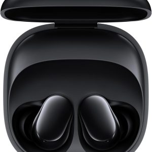 ⁦Xiaomi Wireless Earphones, Redmi buds 6 Play, 36 Hours Playtime, AI Call Noise Reduction, Ultra Lightweight, Compatible with Google Fast Pair, Fast Charging, Black |6 month manufacturer warranty⁩ - الصورة ⁦2⁩