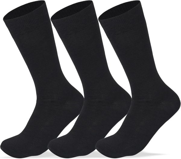 Sam Socks Men Set of 3 Classic Socks Plain 41-46 EU