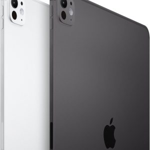 ⁦Apple iPad Pro 13-Inch (M4): Built for Apple Intelligence, Ultra Retina XDR Display, 256GB, 12MP Front/Back Camera, LiDAR Scanner, Wi-Fi 6E + 5G Cellular, All-Day Battery Life — Space Black⁩ - الصورة ⁦2⁩
