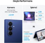 ⁦Samsung Galaxy Z Fold7, Artificial Intelligence Phone, Blue Shade, 256GB Storage, 12GB Memory, 200MP Camera, 3nm Processor, 4400mAh Battery (Samsung Turkey Guaranteed)⁩ - الصورة ⁦5⁩