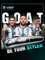 ⁦VGR Professional Cordless Rechargeable Beard Trimmer with Guide Brush for Men, Black, V-055⁩ - الصورة ⁦8⁩