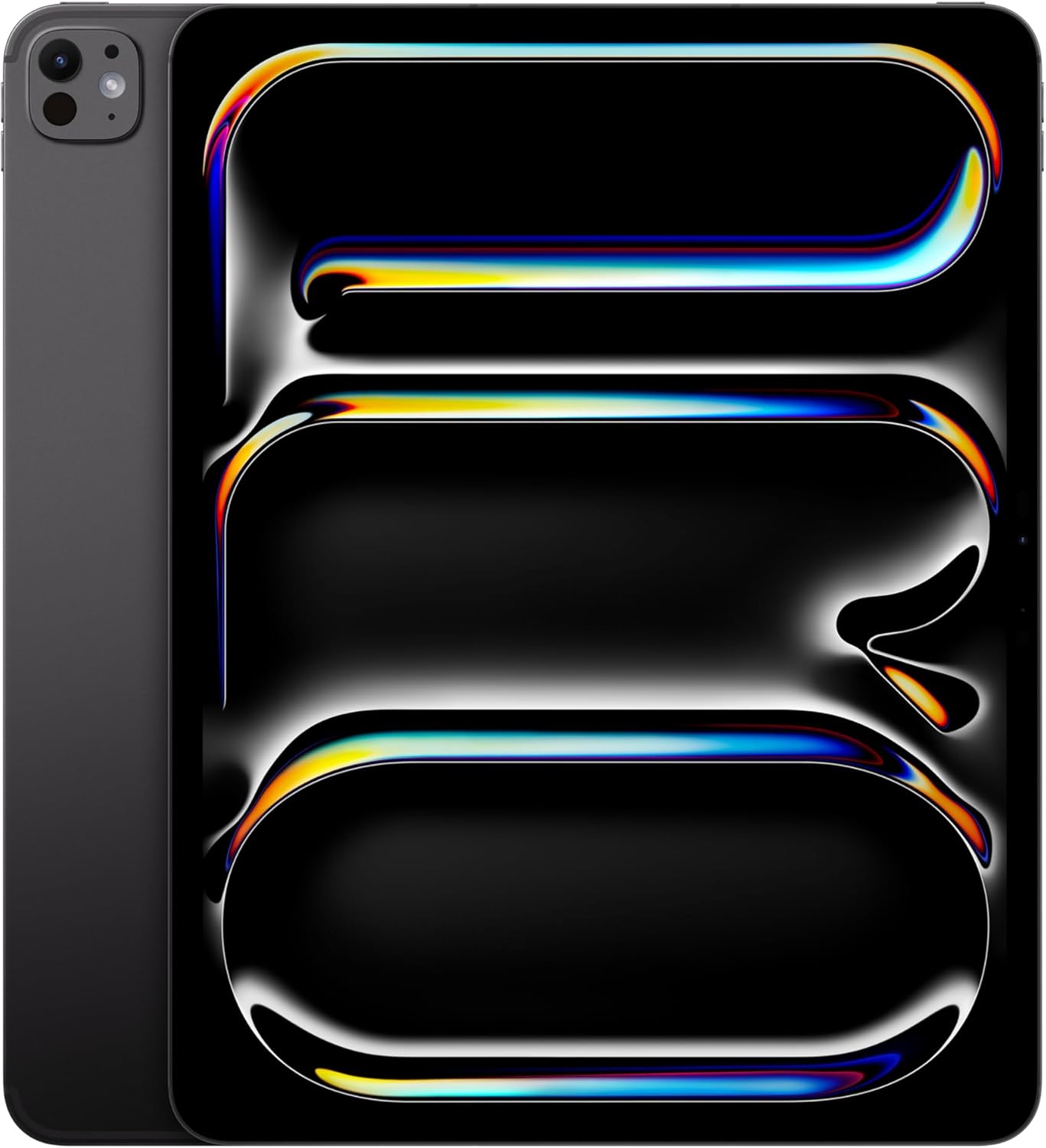 Apple iPad Pro 13-Inch (M4): Built for Apple Intelligence, Ultra Retina XDR Display, 256GB, 12MP Front/Back Camera, LiDAR Scanner, Wi-Fi 6E + 5G Cellular, All-Day Battery Life — Space Black
