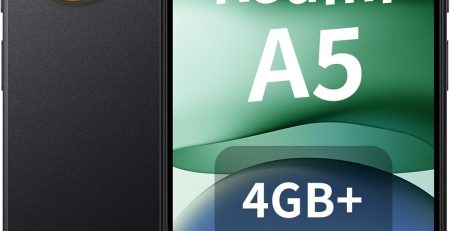 Xiaomi Redmi A5 Smartphone 4GB + 128GB, Battery 5200mAh Octa-Core Processor, 32MP Al Dual Camera, 6.88 Inch Display, Midnight Black| 18 Month manufacturer warranty