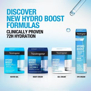 ⁦Neutrogena, Moisturizer Water Gel, Hydro Boost, Normal to Combination Skin, 50ml⁩ - الصورة ⁦8⁩