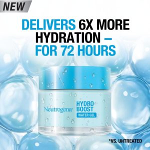 ⁦Neutrogena, Moisturizer Water Gel, Hydro Boost, Normal to Combination Skin, 50ml⁩ - الصورة ⁦5⁩