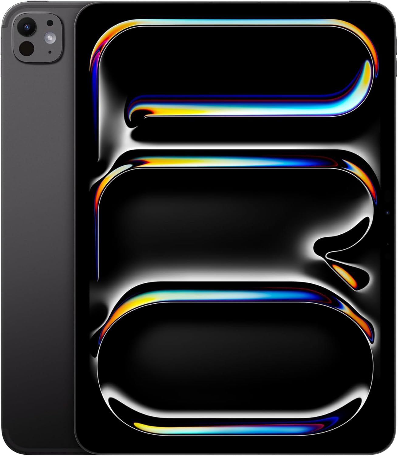 Apple iPad Pro 11-inch (M4): Ultra Retina XDR display, 256GB, Landscape 12MP Front Camera/12MP Back Camera, LiDAR scanner, Wi-Fi 6E + 5G Cellular with eSIM, All-Day Battery Life - Space Black