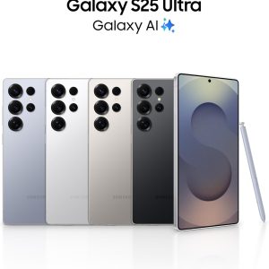 ⁦Samsung Galaxy S25 Ultra AI Phone, 256GB Storage, 12GB RAM, Titanium Black, Android Smartphone, 200MP Camera, S Pen, Long Battery Life 1 Year Warranty/Local Version⁩ - الصورة ⁦2⁩