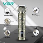 ⁦VGR V-962 Professional Pro Self Haircut Hair Clipper Beard trimmer Digital Display Blades USB Charging cable 4 Guide Combs for men 0mm Bald Head Clipper Runtime 200 mins 1200 mAh Li-ion Battery⁩ - الصورة ⁦2⁩