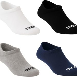 ⁦Dice Pack of 4 Cotton Mini Socket Socks for Men⁩ - الصورة ⁦2⁩