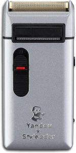 ⁦Styleader Aluminum Foil Blade Shaver Rechargeable for Men - Silver⁩ - الصورة ⁦7⁩