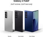 ⁦Samsung Galaxy Z Fold7, Artificial Intelligence Phone, Blue Shade, 256GB Storage, 12GB Memory, 200MP Camera, 3nm Processor, 4400mAh Battery (Samsung Turkey Guaranteed)⁩ - الصورة ⁦3⁩