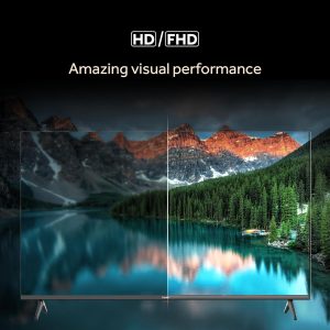 ⁦Haier H43K80EF- 43 Inch FHD Smart Google TV - Dolby Audio - Stereo Speaker - Voice Control - HDR10 - Chromecast- HDMI 2.1 - Bezel-Less Design⁩ - الصورة ⁦3⁩