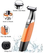 ⁦KEMEI Electric razor, Orange⁩ - الصورة ⁦3⁩