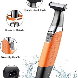 ⁦KEMEI Electric razor, Orange⁩ - الصورة ⁦3⁩