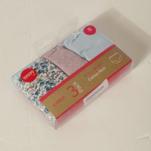 ⁦CARINA Womens Printed Full Briefs - 3 Pcs Underwear⁩ - الصورة ⁦6⁩