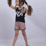 Pajamas Girls Lycra Cotton T-Shirt Short Summer Comfortable Light Wear Girls Stylish Soft Sleep Home Fashion Hot Weather Code 849