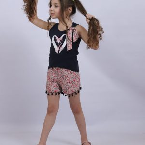 Pajamas Girls Lycra Cotton T-Shirt Short Summer Comfortable Light Wear Girls Stylish Soft Sleep Home Fashion Hot Weather Code 849
