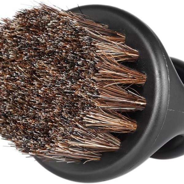 Anself Men's Beard Brush Barber Hair Sweep Brush Mustache Shaving Brush for Hairdressing Salon Household