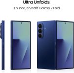 ⁦Samsung Galaxy Z Fold7, Artificial Intelligence Phone, Blue Shade, 256GB Storage, 12GB Memory, 200MP Camera, 3nm Processor, 4400mAh Battery (Samsung Turkey Guaranteed)⁩ - الصورة ⁦4⁩