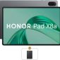HONOR Pad X8a 4GB RAM 128GB ROM 11 Inch Tablet Wi-Fi with FREE Flip Cover, 8300mAh Battery, Slim Metal Design, Space Grey