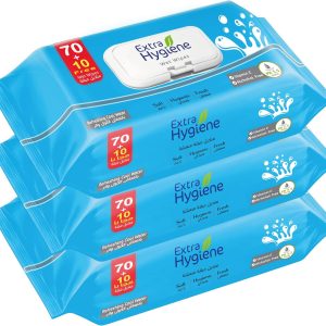 Hygiene cool water wet wipes, 3 pieces - 80 wipes