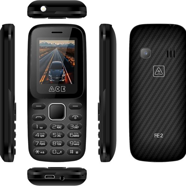 ACE FE2 Dual SIM with camera 1GB Ram+1GB ROM (1.77 Inches) (2G) - (Black)