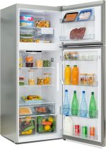 ⁦Panasonic 478L/16.9 Cu.Ft gross,Top Mount Refrigerator,Inox look, Inverter technology with 50/60Hz Frequency, Energy Efficient,Surround Cooling - NR-BC573VSEG - Warranty 2 Years call 19125 Filkhedma⁩ - الصورة ⁦3⁩