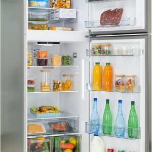 ⁦Panasonic 478L/16.9 Cu.Ft gross,Top Mount Refrigerator,Inox look, Inverter technology with 50/60Hz Frequency, Energy Efficient,Surround Cooling - NR-BC573VSEG - Warranty 2 Years call 19125 Filkhedma⁩ - الصورة ⁦3⁩