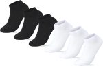 Sam Socks Set Of 6 Ankle Women White & Black size 36-40 EU- fitted