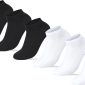 Sam Socks Set Of 6 Ankle Women White & Black size 36-40 EU- fitted