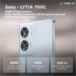 ⁦MOTOROLA Edge 50 Fusion Dual Sim 5G, 12GB RAM, 512GB ROM, Android 14, Marshmallow Blue⁩ - الصورة ⁦3⁩