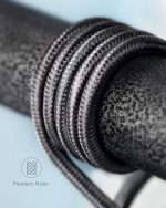 ⁦Anker USB-C to USB A 2.0 cable (6ft/1.8m), High Durability Long life Strong Fast Type C Braided Charging Cable Compatible with All Android Devices Samsung S24, S23 And iPhone 16 And more⁩ - الصورة ⁦5⁩