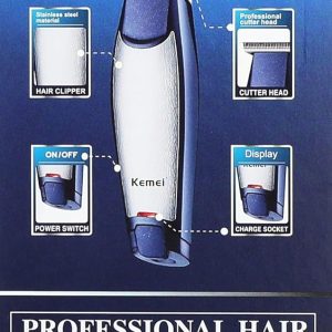 ⁦Kemei KM-5021 3In1 Rechargeable Trimmer & Clipper⁩ - الصورة ⁦3⁩