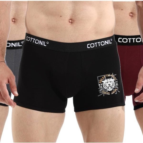 Bundle of (3) boxer for men - Multicolor