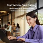 ⁦HUAWEI FreeBuds 6i, Intelligent Dynamic ANC 3.0, Punchy Bass, Fast Charging, Longer Listening, Distraction-Free Calling, IP54 Sweat- and Water-resistance, Dual-Device Connection, White⁩ - الصورة ⁦2⁩