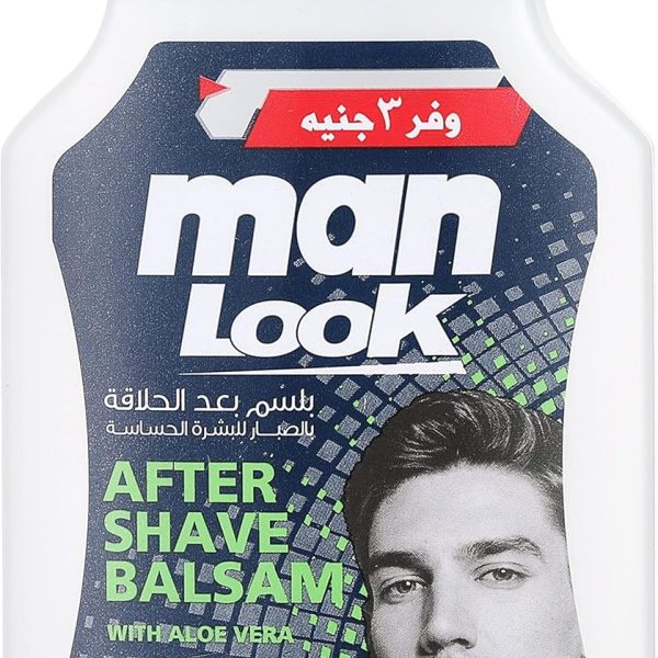 Man look after shave balm w. aloe vera for sensitive skin. eva cosmetics, 125g