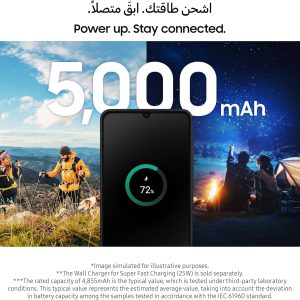 ⁦Samsung Galaxy A06 LTE, Android Smartphone, Dual SIM Mobile Phone, 4GB RAM, 128GB Storage, Gold- 1 Year Warranty/Local Version⁩ - الصورة ⁦7⁩