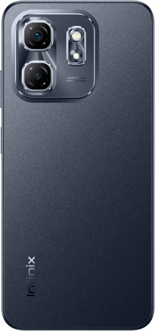 Infinix Hot 50i (6+6) 12GB RAM 128GB Smartphone, Sleek Black- 1 Year Warranty