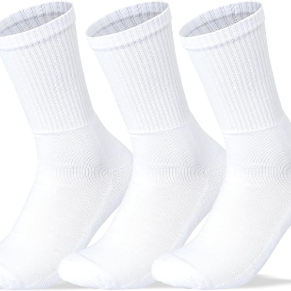 Sam Socks Men Set of 3 Half Terry Sport Socks Plain 41-46 EU