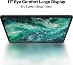 ⁦HONOR Pad X8a 4GB RAM 128GB ROM 11 Inch Tablet Wi-Fi with FREE Flip Cover, 8300mAh Battery, Slim Metal Design, Space Grey⁩ - الصورة ⁦6⁩