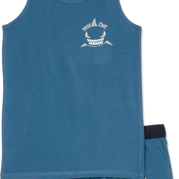 Dice Boys Tank Top with different prints and Boxer Shorts Underwear (pack of 2)