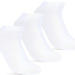 STITCH Womens Pack of 3 Lycra Ankle Casual Plain Socks