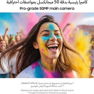 ⁦Samsung Galaxy A06 LTE, Android Smartphone, Dual SIM Mobile Phone, 4GB RAM, 128GB Storage, Gold- 1 Year Warranty/Local Version⁩ - الصورة ⁦5⁩