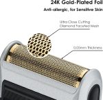 ⁦Styleader Aluminum Foil Blade Shaver Rechargeable for Men - Silver⁩ - الصورة ⁦2⁩
