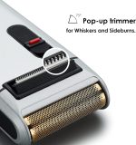 ⁦Styleader Aluminum Foil Blade Shaver Rechargeable for Men - Silver⁩ - الصورة ⁦4⁩