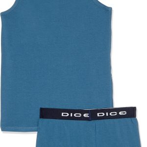 ⁦Dice Boys Tank Top with different prints and Boxer Shorts Underwear (pack of 2)⁩ - الصورة ⁦2⁩